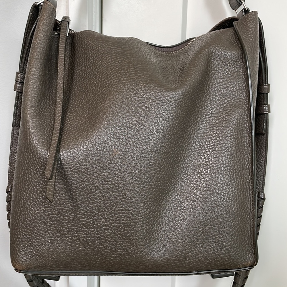All Saints Kita Leather Crossbody Bag - Good Condition - Picture 3 of 7